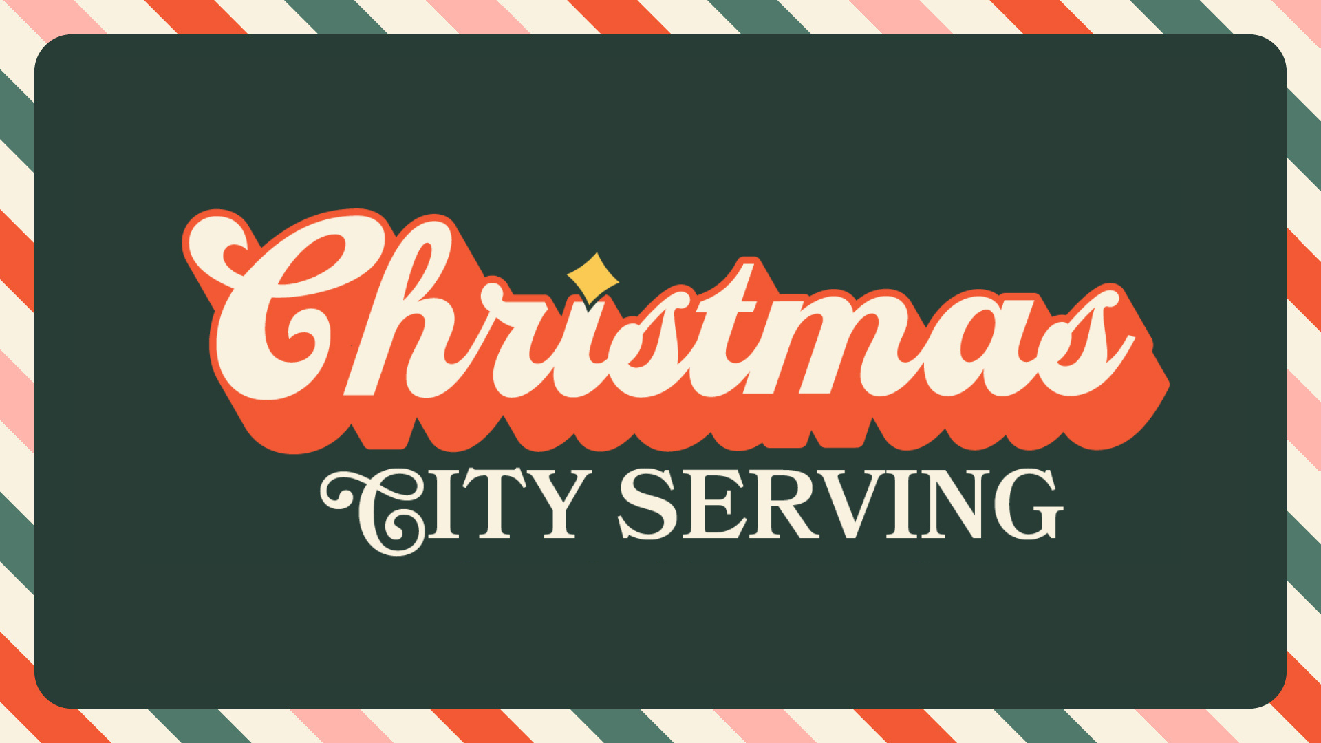 city serving christmas